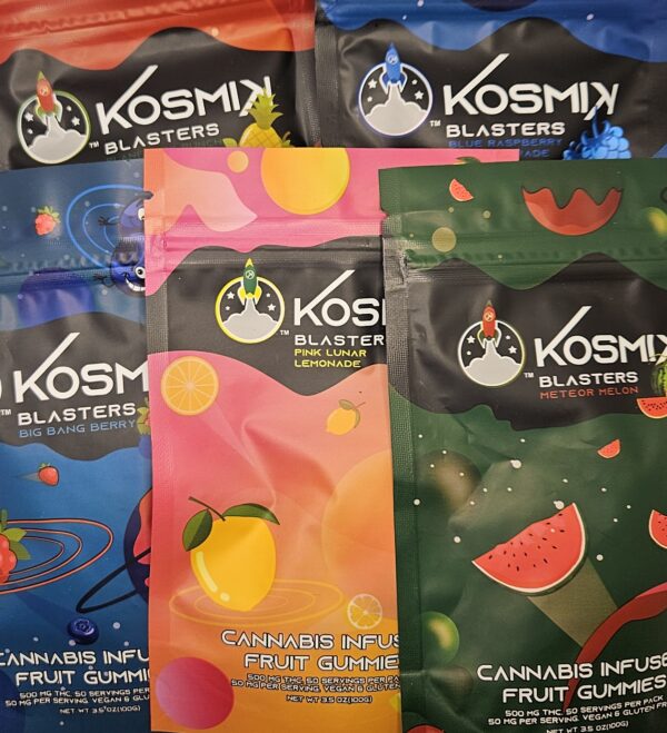 Kosmik Blasters Gummies 500mg THC