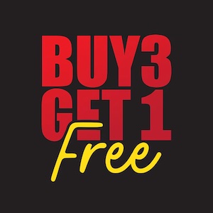 Buy 3 Get 1 Free