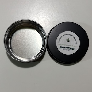 Metal 2 ounce tin