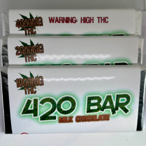 420 THC Milk Chocolate Bars